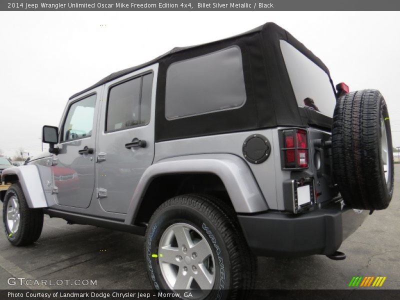 Billet Silver Metallic / Black 2014 Jeep Wrangler Unlimited Oscar Mike Freedom Edition 4x4