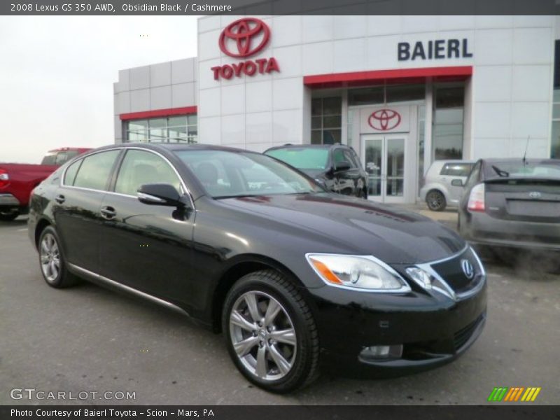 Obsidian Black / Cashmere 2008 Lexus GS 350 AWD