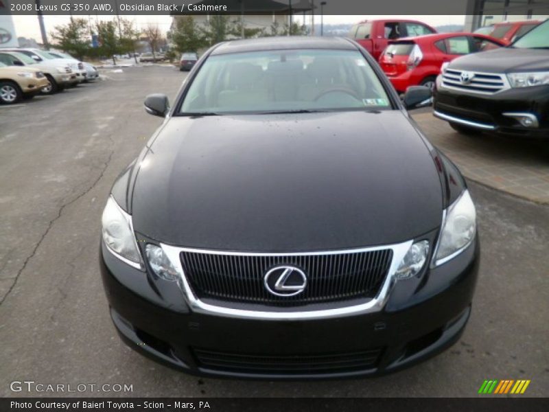 Obsidian Black / Cashmere 2008 Lexus GS 350 AWD