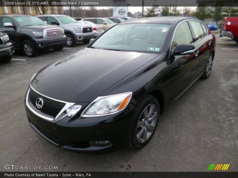 Obsidian Black / Cashmere 2008 Lexus GS 350 AWD