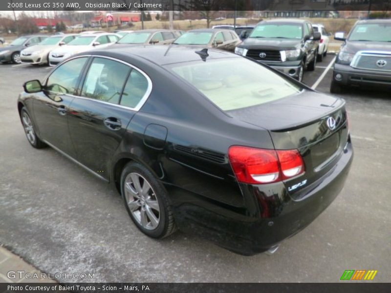 Obsidian Black / Cashmere 2008 Lexus GS 350 AWD