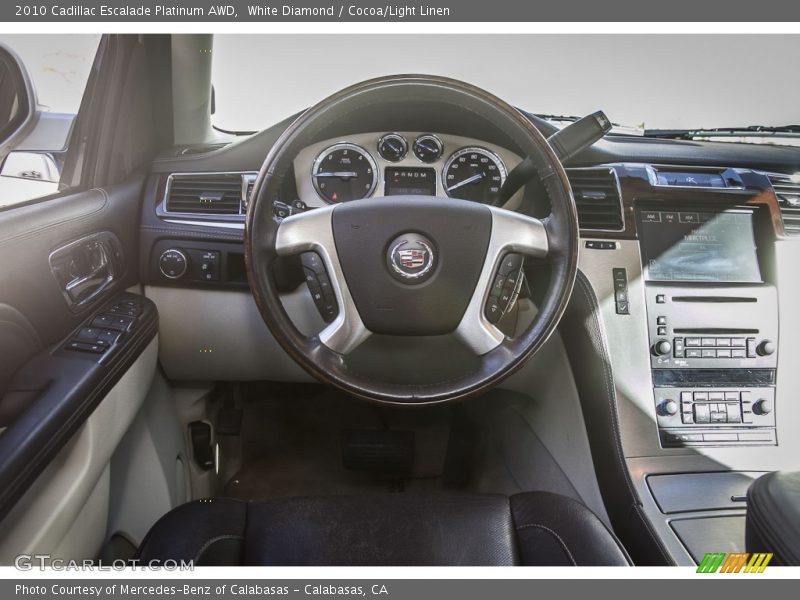 Dashboard of 2010 Escalade Platinum AWD