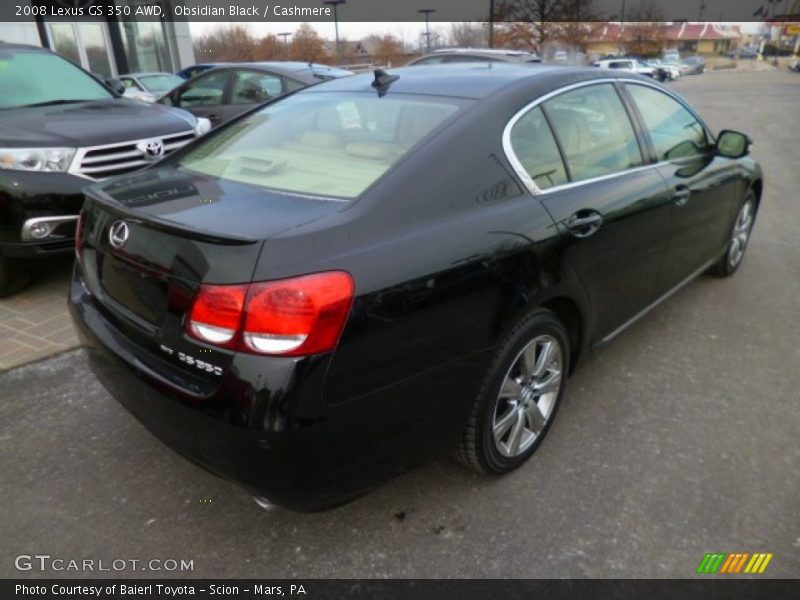 Obsidian Black / Cashmere 2008 Lexus GS 350 AWD