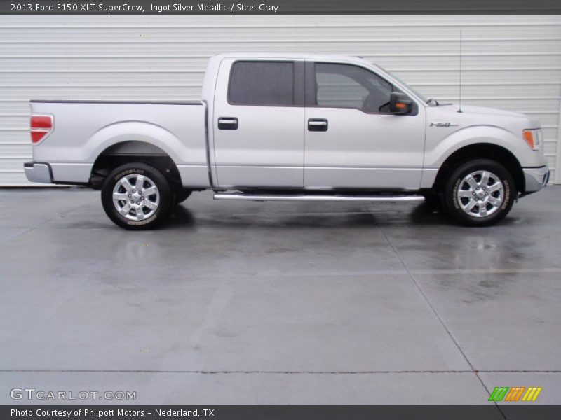 Ingot Silver Metallic / Steel Gray 2013 Ford F150 XLT SuperCrew