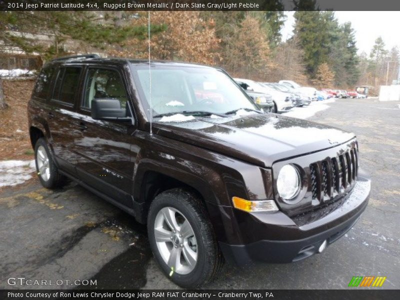 Rugged Brown Metallic / Dark Slate Gray/Light Pebble 2014 Jeep Patriot Latitude 4x4
