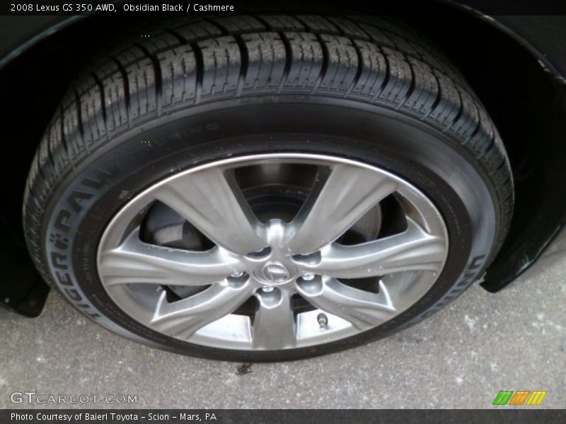 Obsidian Black / Cashmere 2008 Lexus GS 350 AWD