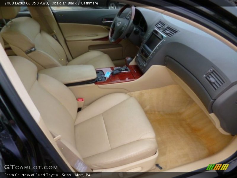 Obsidian Black / Cashmere 2008 Lexus GS 350 AWD
