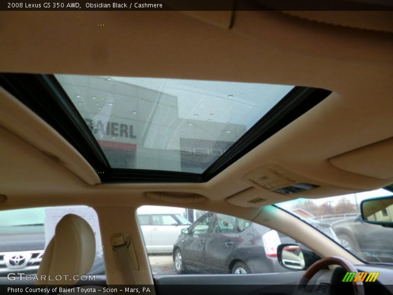 Obsidian Black / Cashmere 2008 Lexus GS 350 AWD