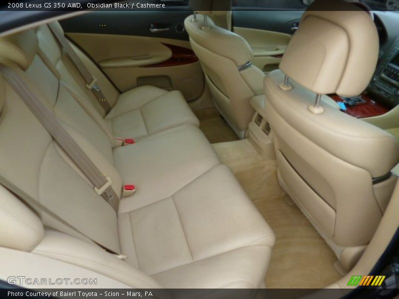 Obsidian Black / Cashmere 2008 Lexus GS 350 AWD