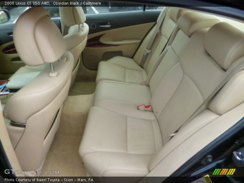 Obsidian Black / Cashmere 2008 Lexus GS 350 AWD