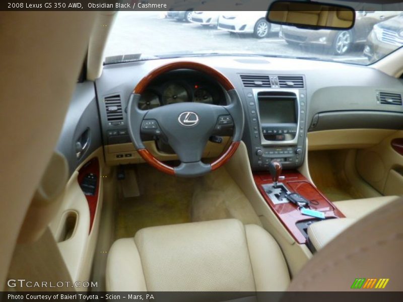 Obsidian Black / Cashmere 2008 Lexus GS 350 AWD