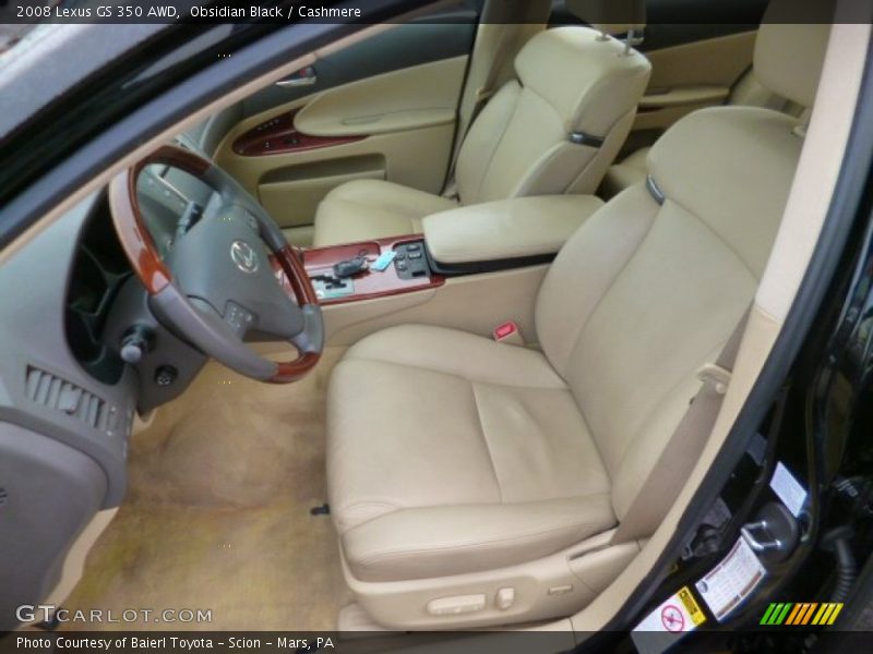 Obsidian Black / Cashmere 2008 Lexus GS 350 AWD