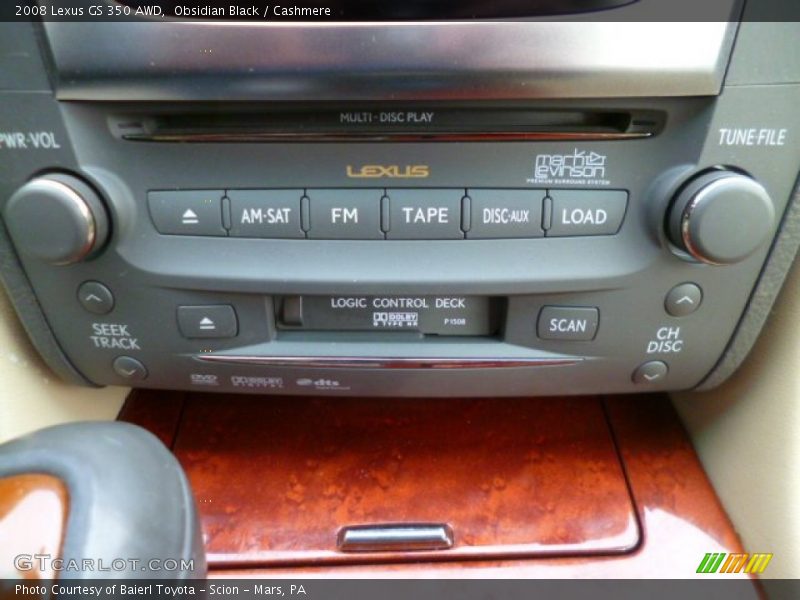 Obsidian Black / Cashmere 2008 Lexus GS 350 AWD