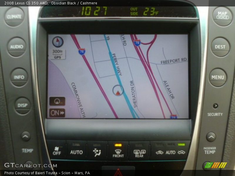 Obsidian Black / Cashmere 2008 Lexus GS 350 AWD