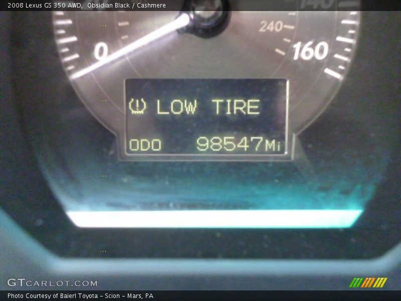 Obsidian Black / Cashmere 2008 Lexus GS 350 AWD