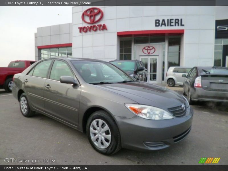 Phantom Gray Pearl / Stone 2002 Toyota Camry LE
