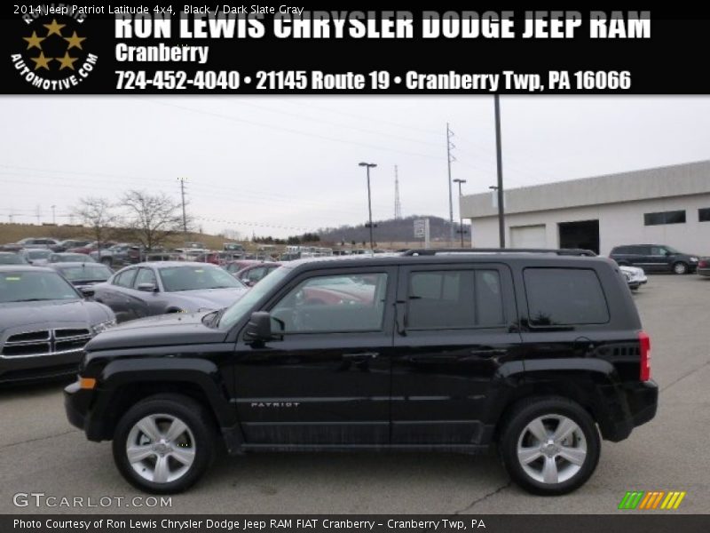 Black / Dark Slate Gray 2014 Jeep Patriot Latitude 4x4
