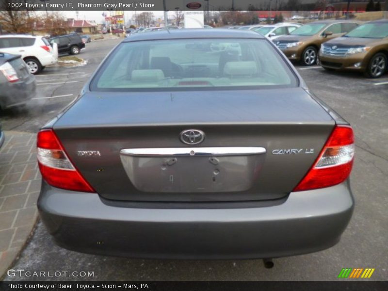 Phantom Gray Pearl / Stone 2002 Toyota Camry LE