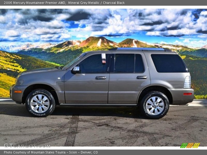 Mineral Grey Metallic / Charcoal Black 2006 Mercury Mountaineer Premier AWD