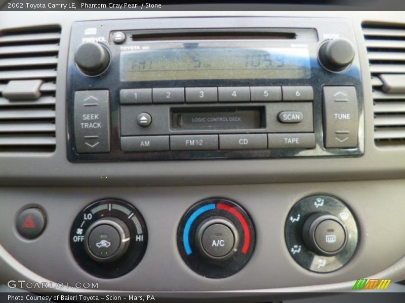 Phantom Gray Pearl / Stone 2002 Toyota Camry LE