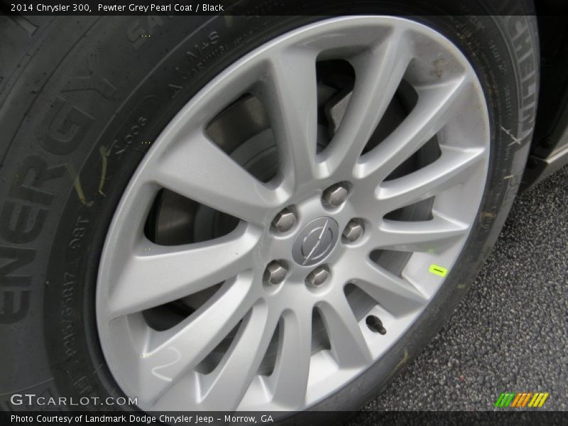 Pewter Grey Pearl Coat / Black 2014 Chrysler 300