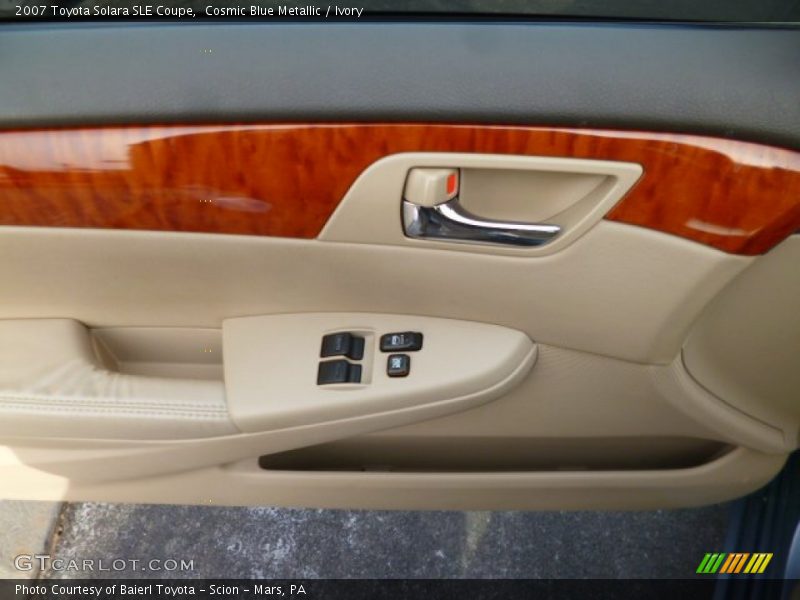 Cosmic Blue Metallic / Ivory 2007 Toyota Solara SLE Coupe