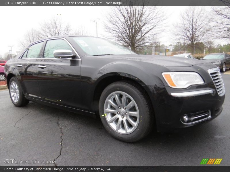 Gloss Black / Dark Frost Beige/Light Frost Beige 2014 Chrysler 300 C