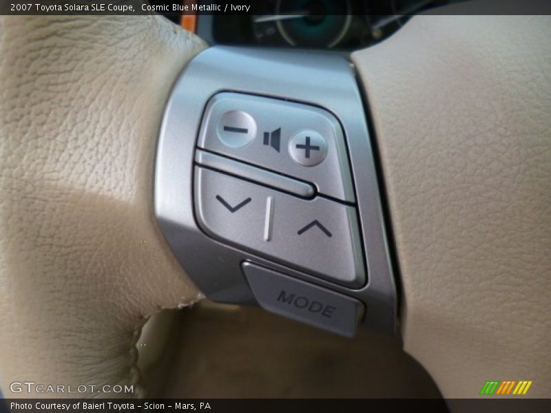 Cosmic Blue Metallic / Ivory 2007 Toyota Solara SLE Coupe