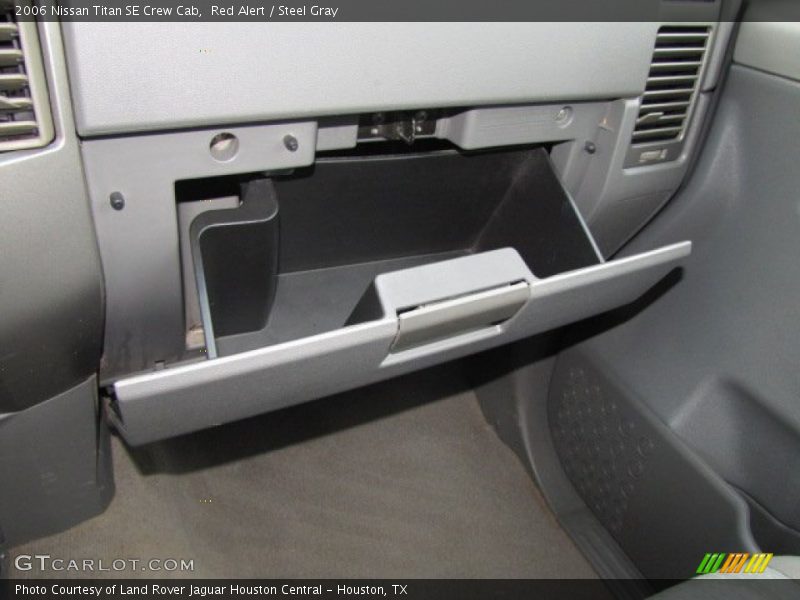 Red Alert / Steel Gray 2006 Nissan Titan SE Crew Cab