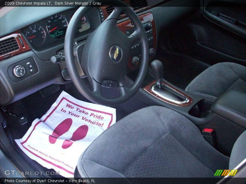 Dark Silver Metallic / Gray 2009 Chevrolet Impala LT