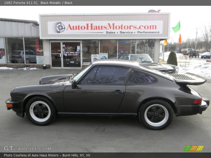 Black Metallic / Black 1982 Porsche 911 SC