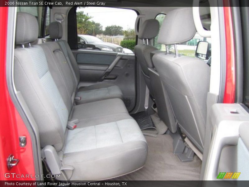 Red Alert / Steel Gray 2006 Nissan Titan SE Crew Cab