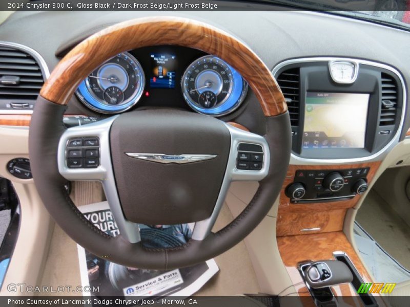 Gloss Black / Dark Frost Beige/Light Frost Beige 2014 Chrysler 300 C