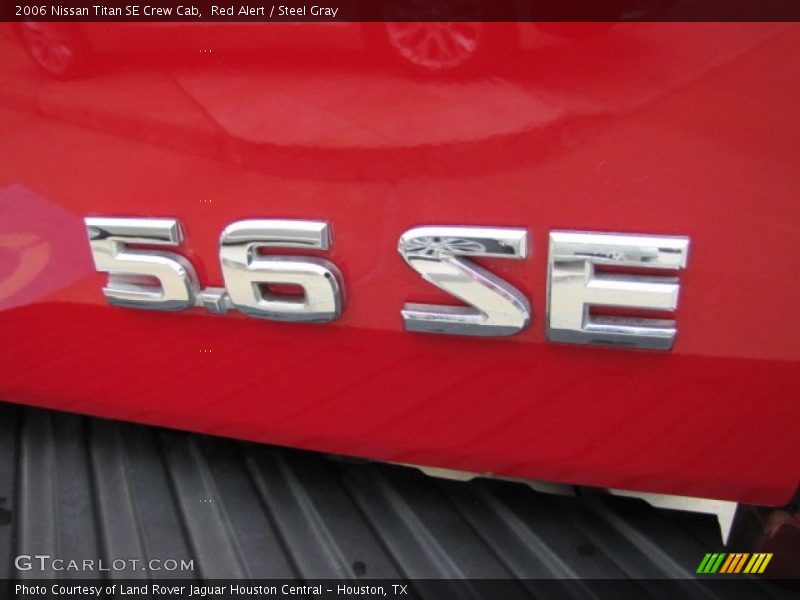 Red Alert / Steel Gray 2006 Nissan Titan SE Crew Cab