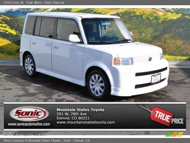 Polar White / Dark Charcoal 2006 Scion xB