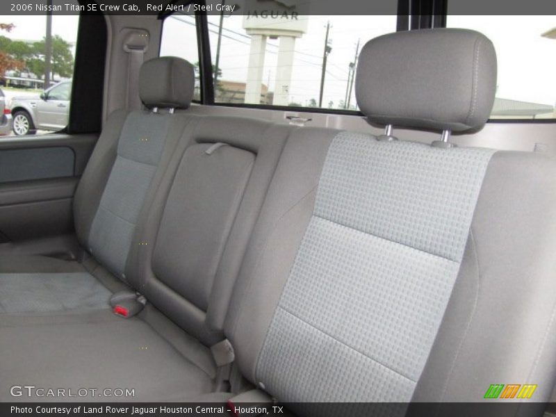 Red Alert / Steel Gray 2006 Nissan Titan SE Crew Cab