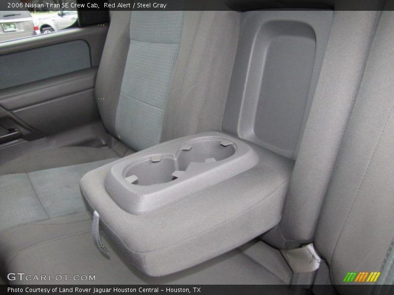 Red Alert / Steel Gray 2006 Nissan Titan SE Crew Cab