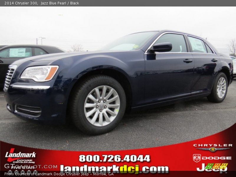 Jazz Blue Pearl / Black 2014 Chrysler 300