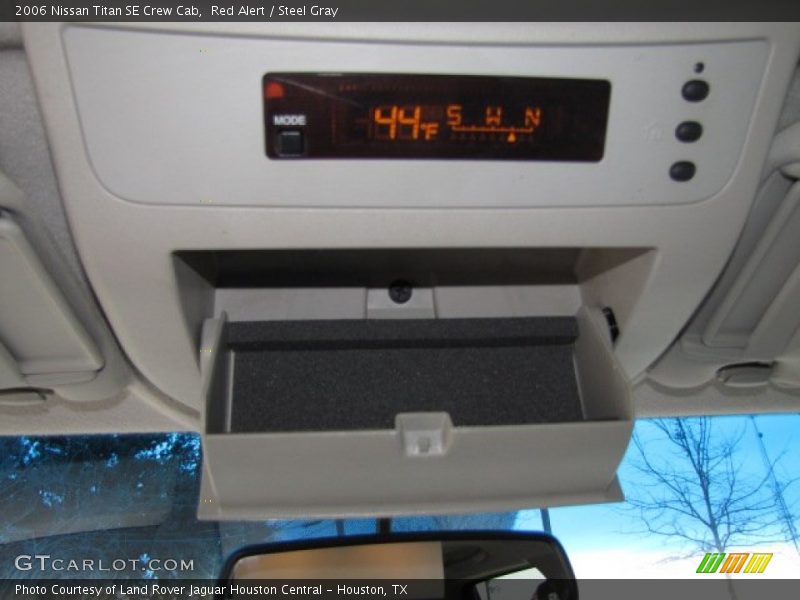 Red Alert / Steel Gray 2006 Nissan Titan SE Crew Cab