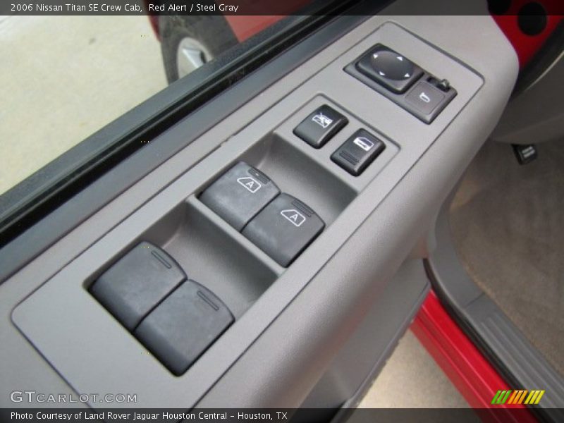 Red Alert / Steel Gray 2006 Nissan Titan SE Crew Cab