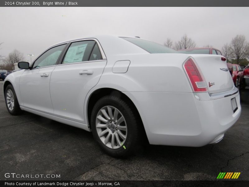 Bright White / Black 2014 Chrysler 300