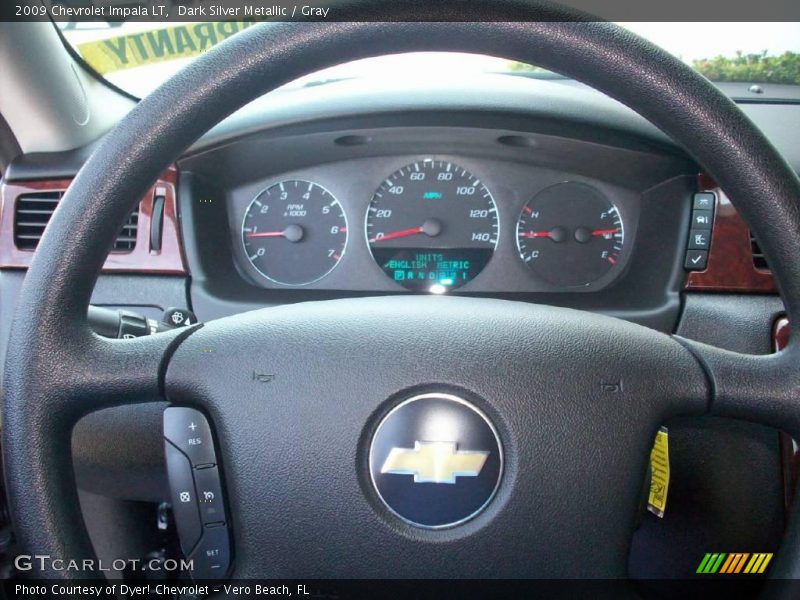 Dark Silver Metallic / Gray 2009 Chevrolet Impala LT