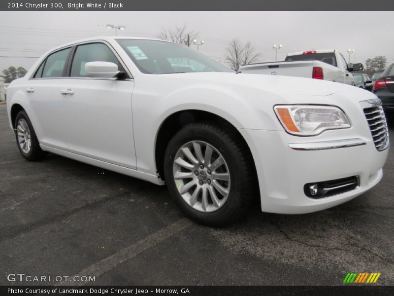 Bright White / Black 2014 Chrysler 300