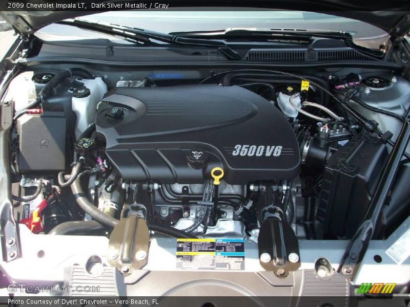 Dark Silver Metallic / Gray 2009 Chevrolet Impala LT