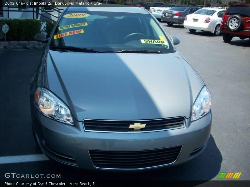 Dark Silver Metallic / Gray 2009 Chevrolet Impala LS