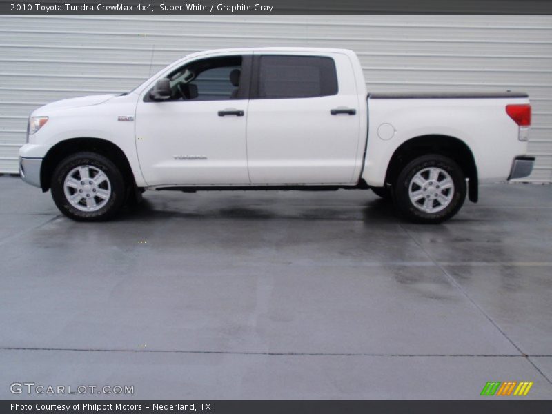 Super White / Graphite Gray 2010 Toyota Tundra CrewMax 4x4