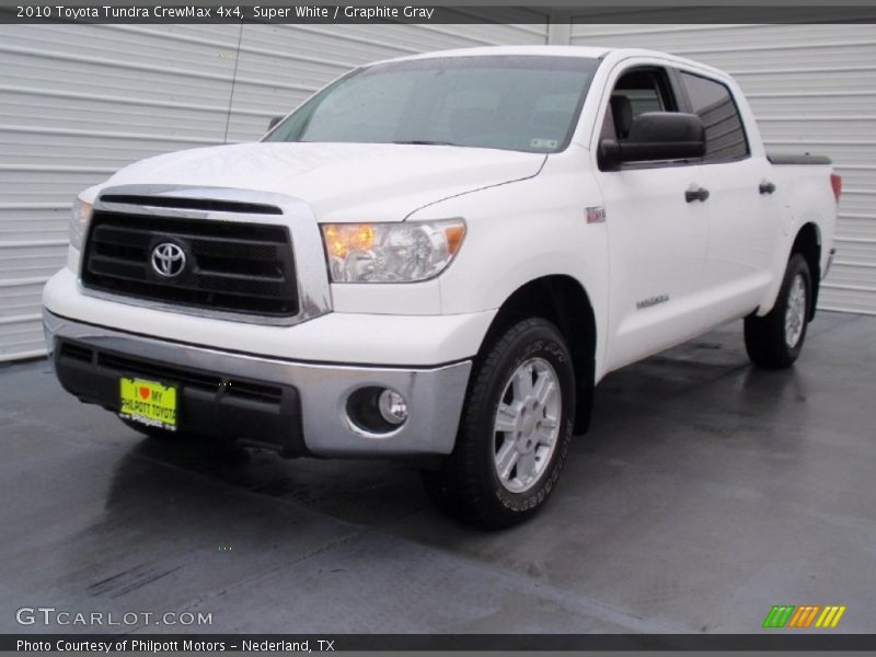 Super White / Graphite Gray 2010 Toyota Tundra CrewMax 4x4