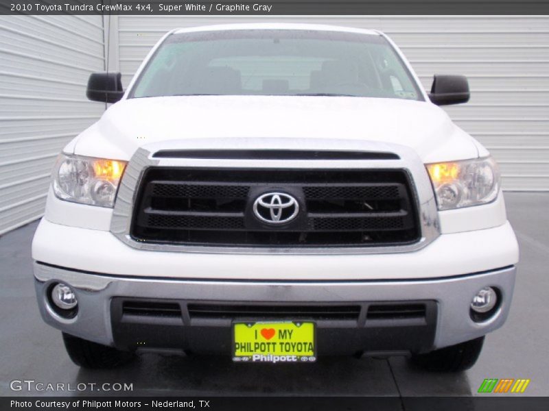 Super White / Graphite Gray 2010 Toyota Tundra CrewMax 4x4
