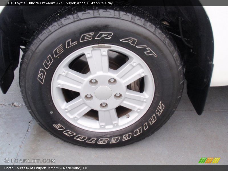 Super White / Graphite Gray 2010 Toyota Tundra CrewMax 4x4