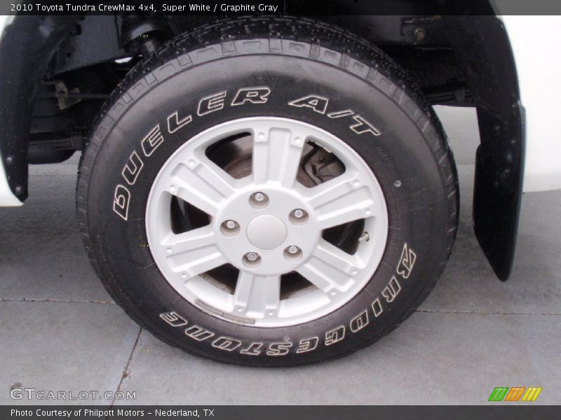 Super White / Graphite Gray 2010 Toyota Tundra CrewMax 4x4